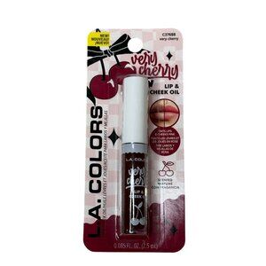 LA Colors Very Cherry Lip & Cheek Oil Pink Tint